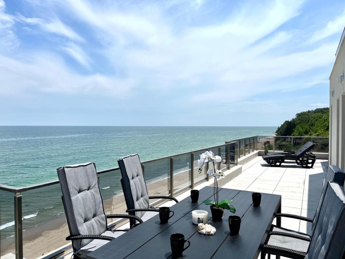 Апартамент Бийч Вю Обзор - Apartment Beach View 오브조르 외부 사진