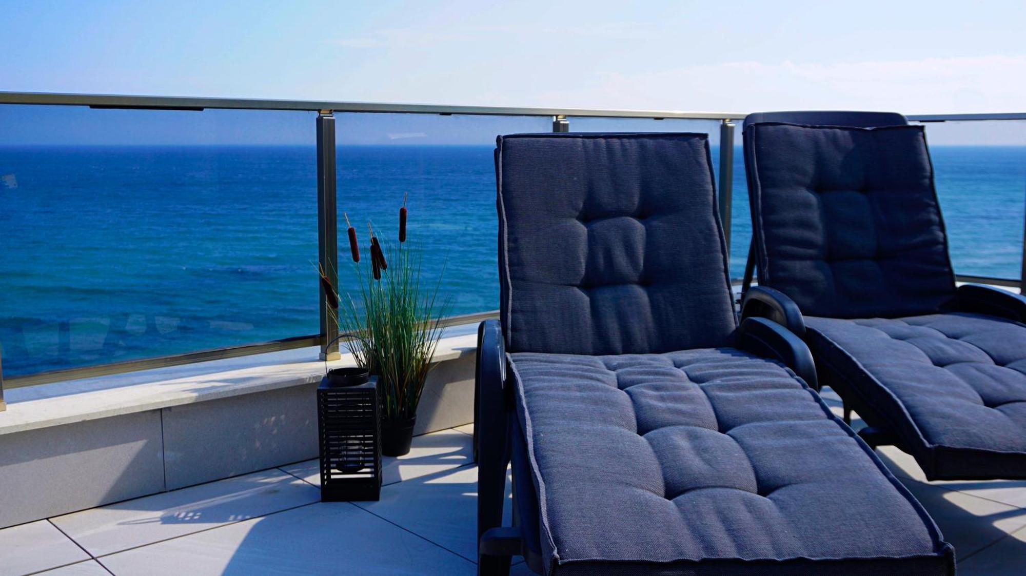 Апартамент Бийч Вю Обзор - Apartment Beach View 오브조르 외부 사진