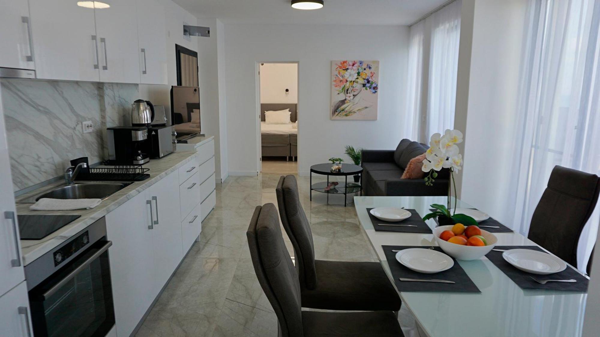 Апартамент Бийч Вю Обзор - Apartment Beach View 오브조르 외부 사진