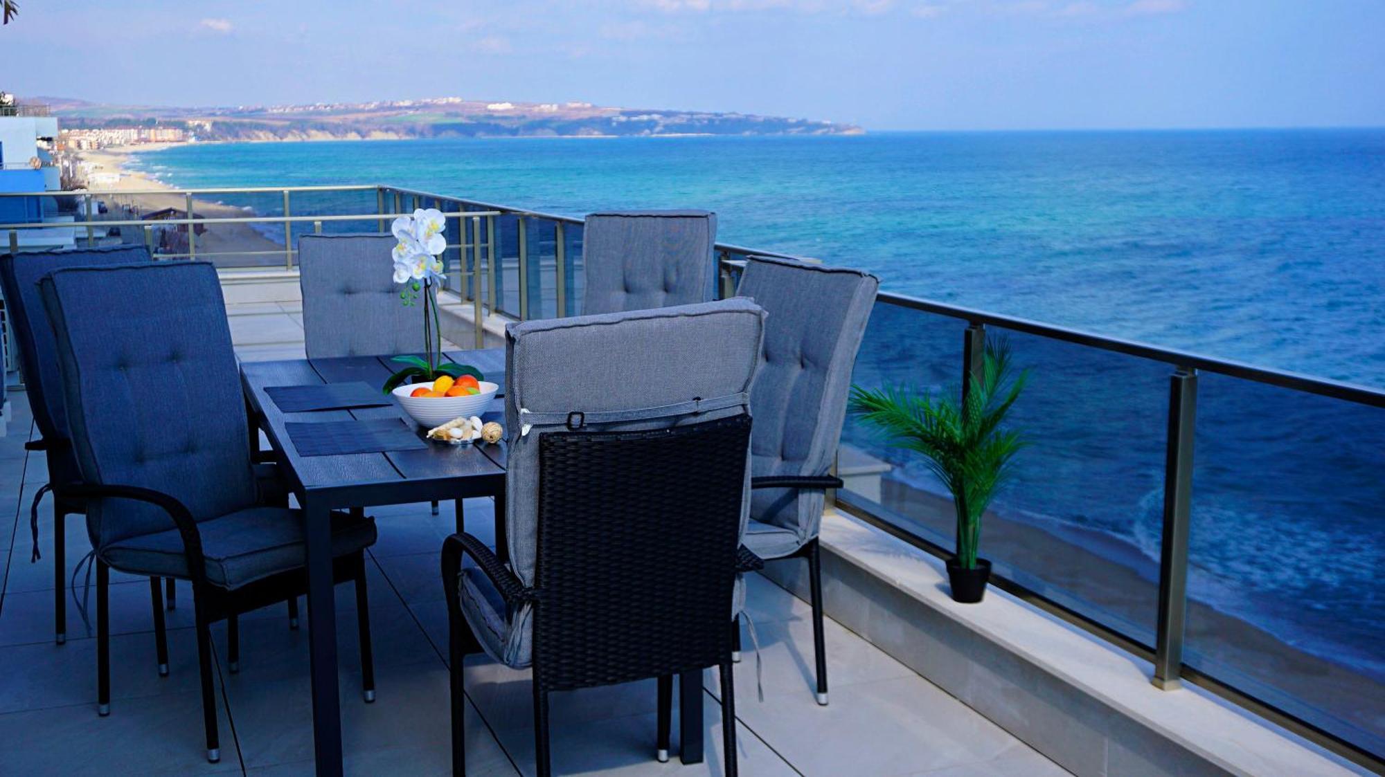 Апартамент Бийч Вю Обзор - Apartment Beach View 오브조르 외부 사진