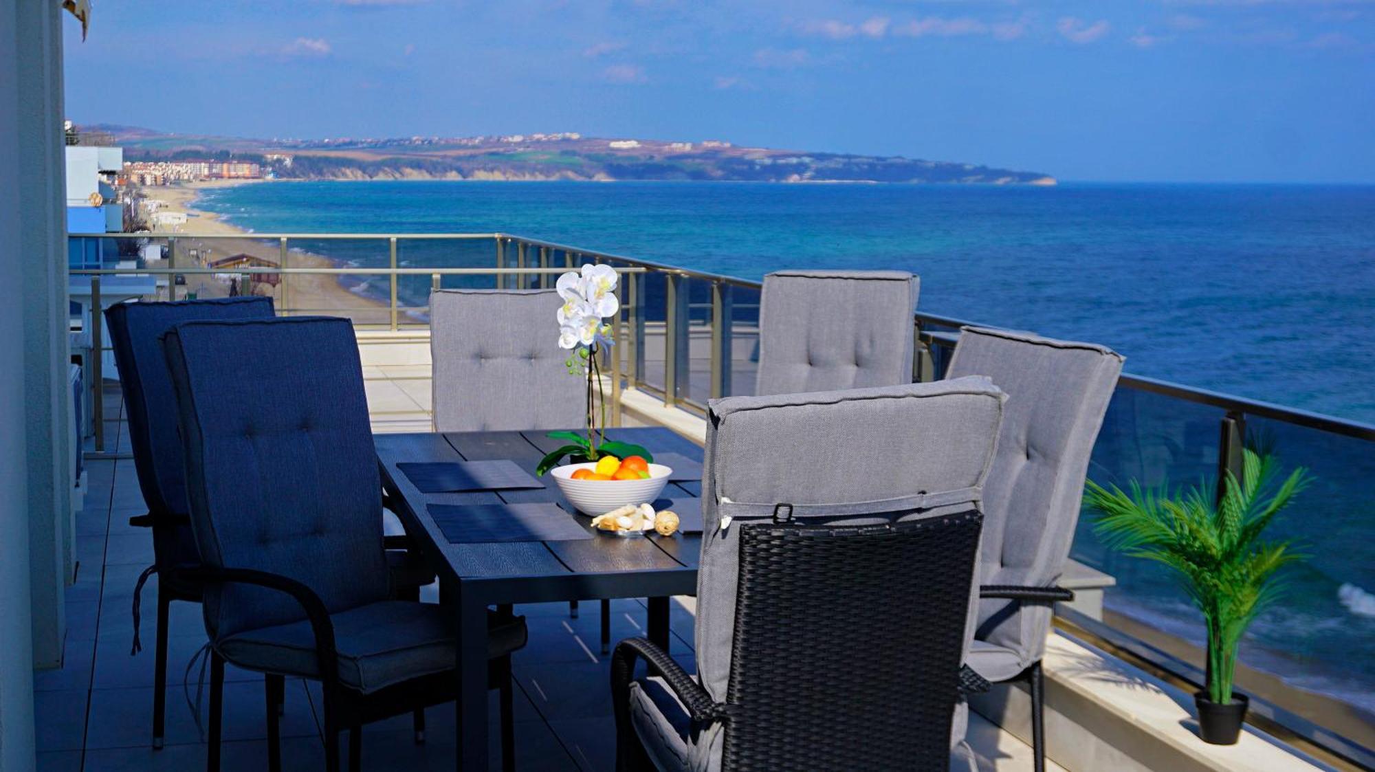 Апартамент Бийч Вю Обзор - Apartment Beach View 오브조르 외부 사진