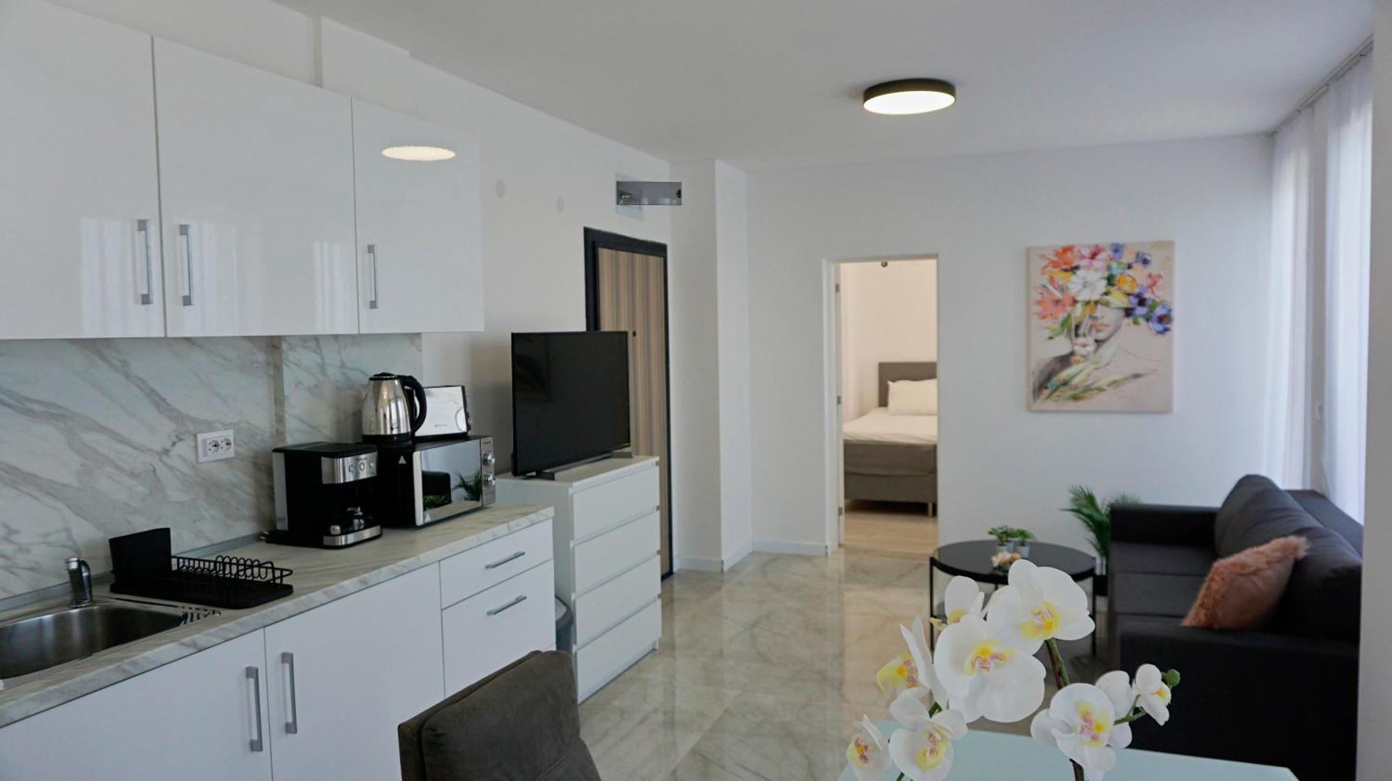 Апартамент Бийч Вю Обзор - Apartment Beach View 오브조르 외부 사진