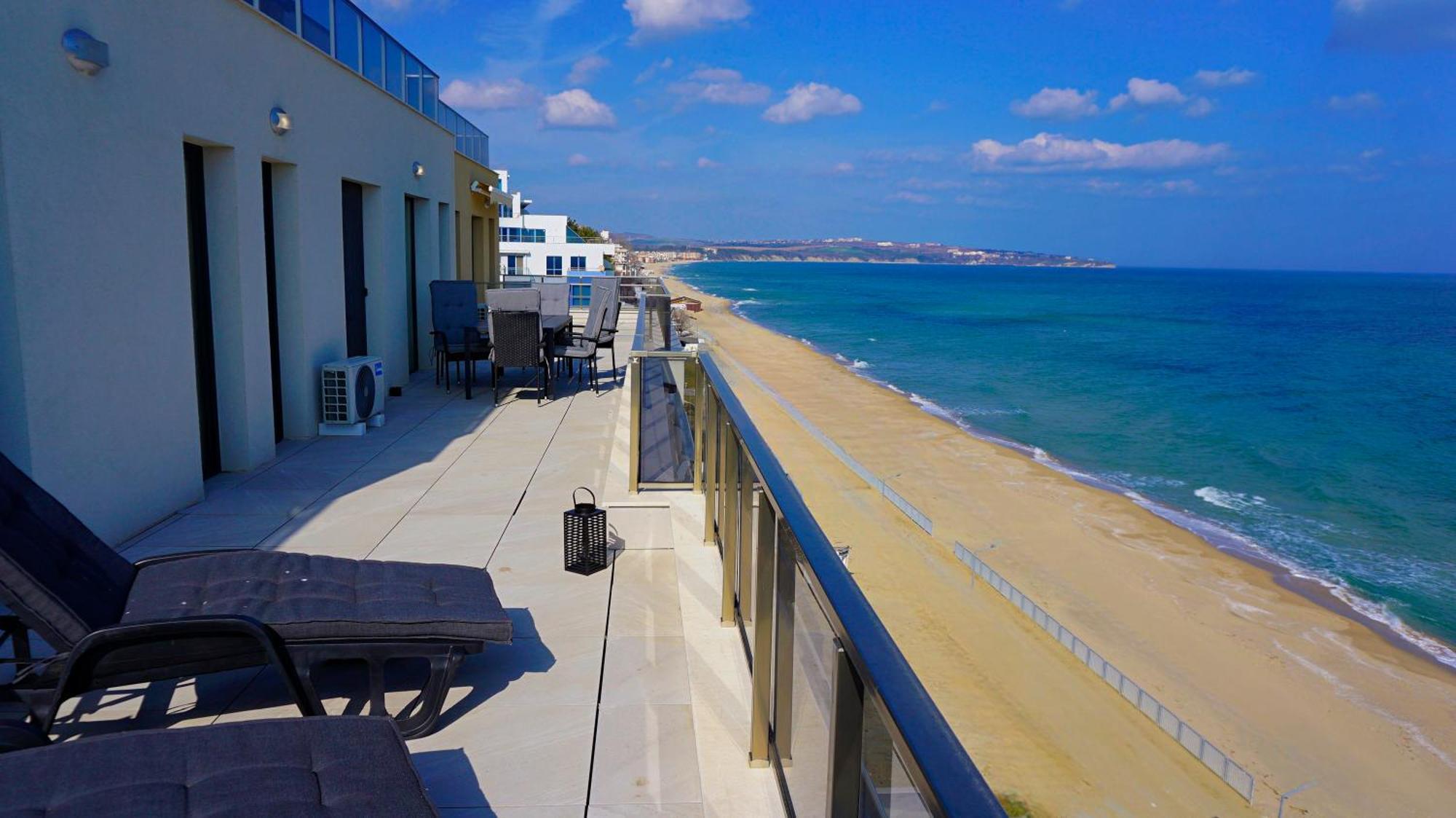 Апартамент Бийч Вю Обзор - Apartment Beach View 오브조르 외부 사진