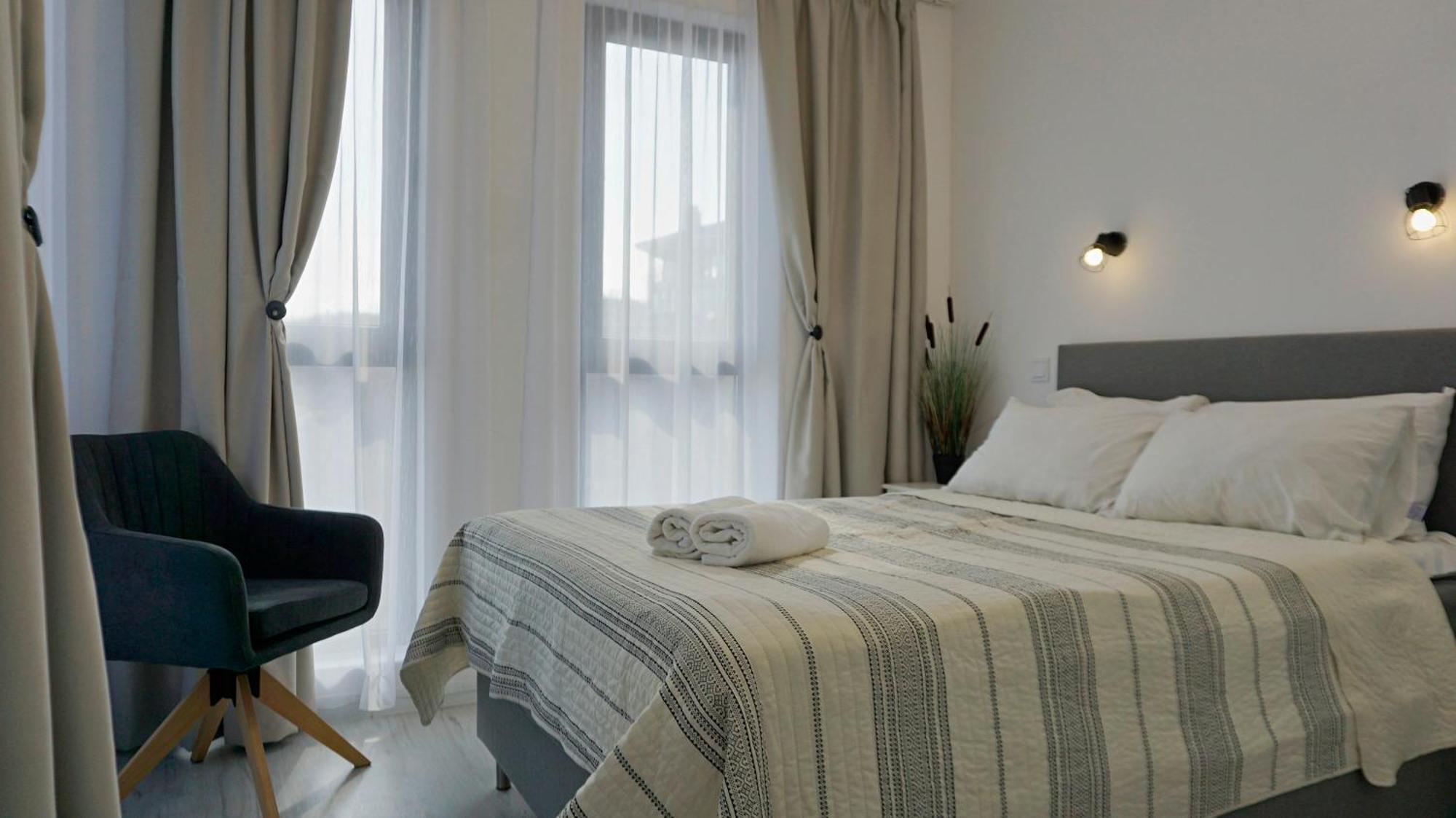 Апартамент Бийч Вю Обзор - Apartment Beach View 오브조르 외부 사진