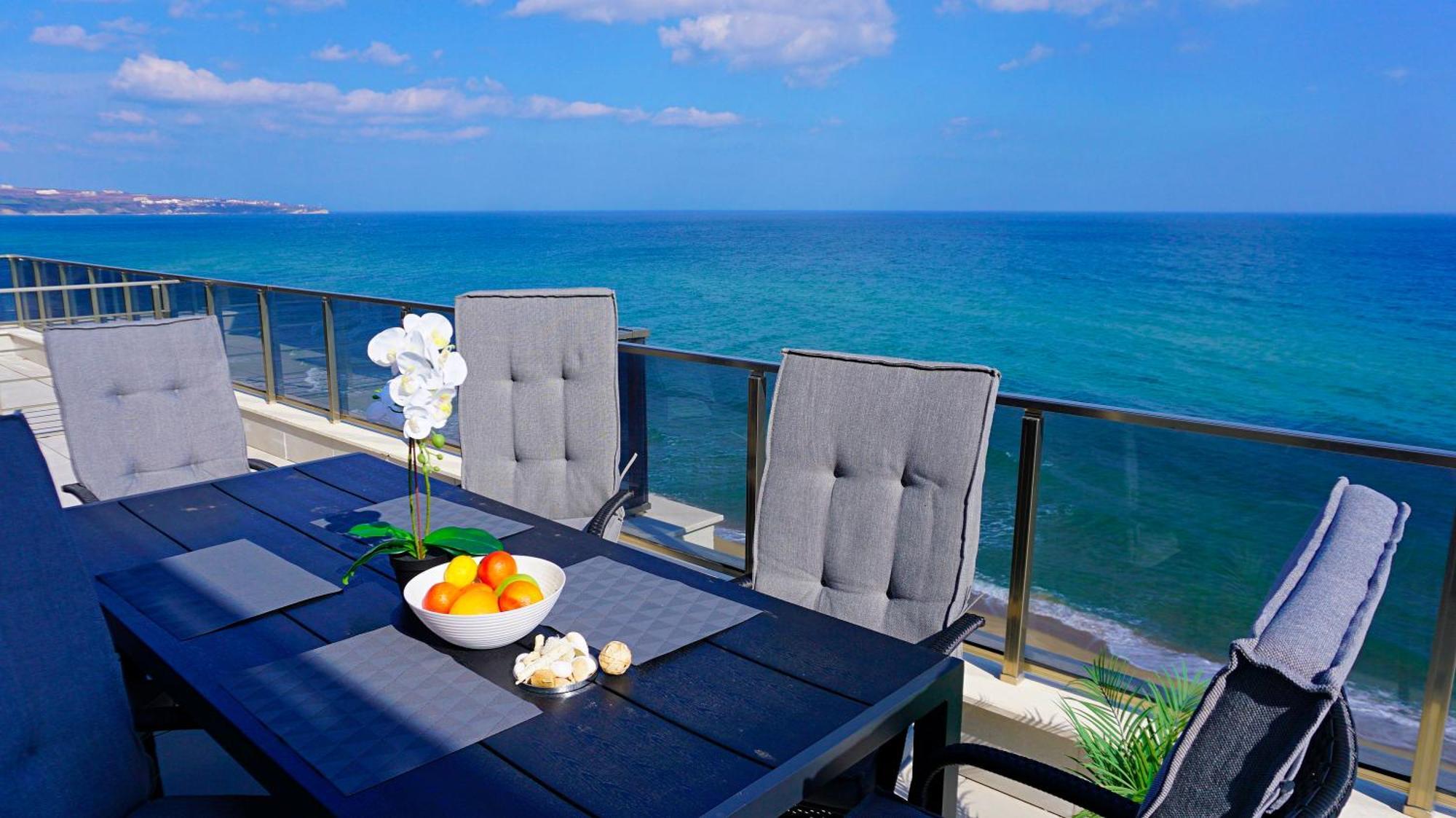 Апартамент Бийч Вю Обзор - Apartment Beach View 오브조르 외부 사진