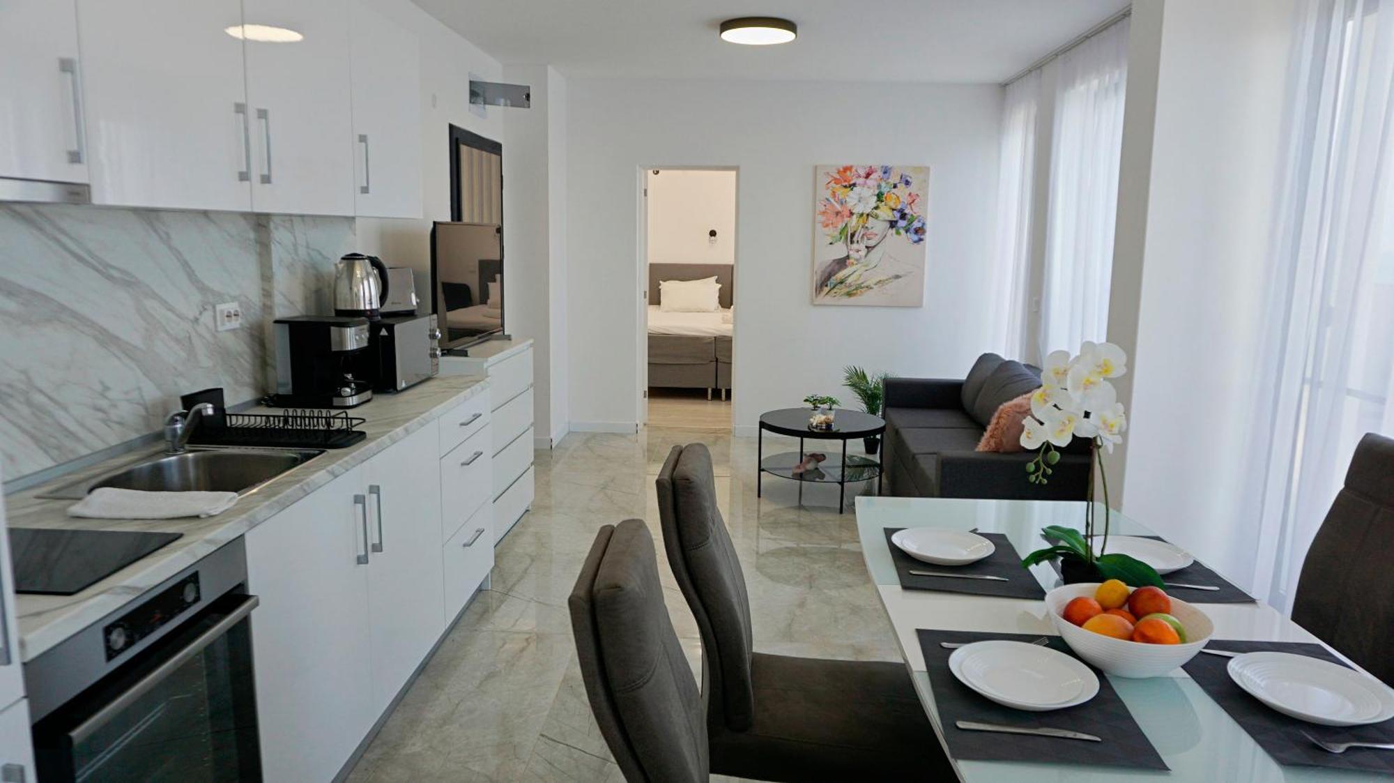 Апартамент Бийч Вю Обзор - Apartment Beach View 오브조르 외부 사진