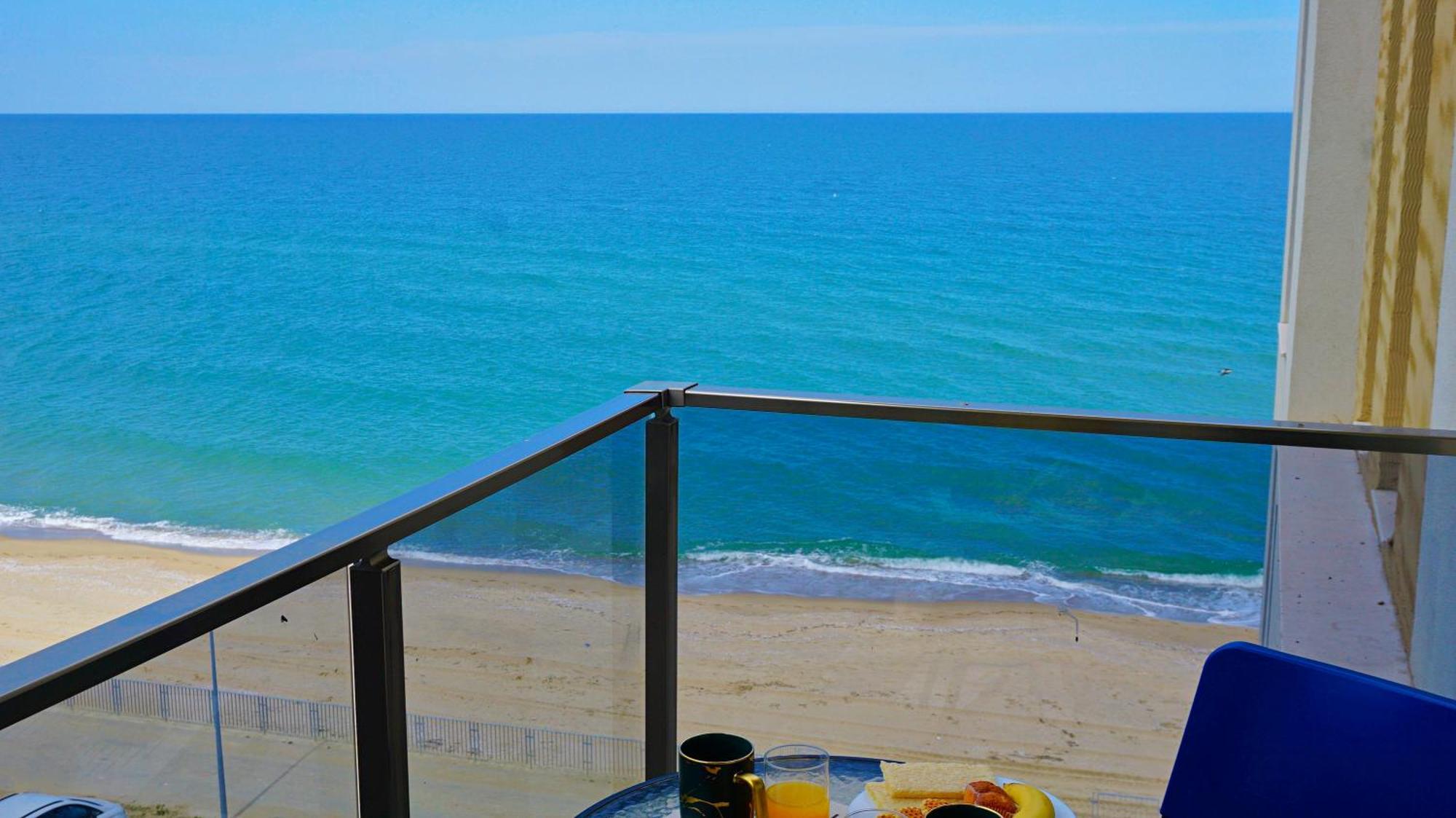 Апартамент Бийч Вю Обзор - Apartment Beach View 오브조르 외부 사진